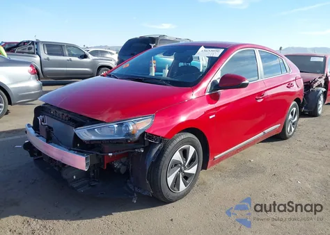 2019 Hyundai Ioniq Hybrid Sel z USA, uszkodzony, nr VIN KMHC75LC8KU132474
